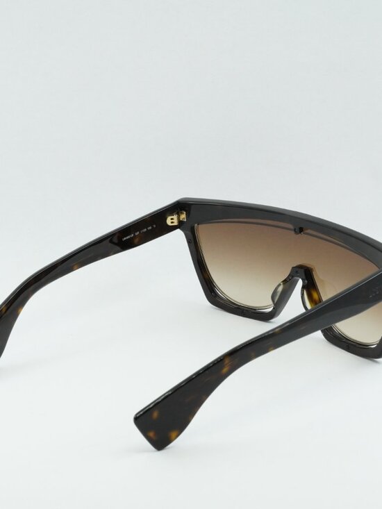 Loewe LW40012F 52F Shield Sunglasses – Dark Havana \\Gradient Brown